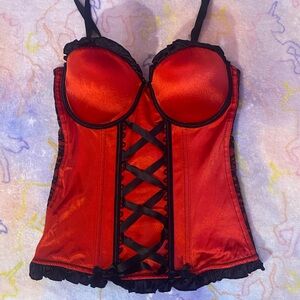 Morbid Threads Red and Black Tank Top